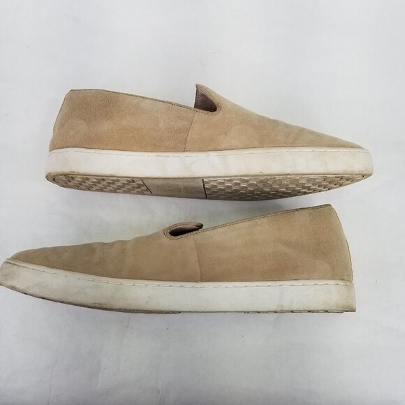 Birdies Swift Loafers Women's 8 Tan Shell Suede Leather Slip On Comfort Shoes - Picture 7 of 11